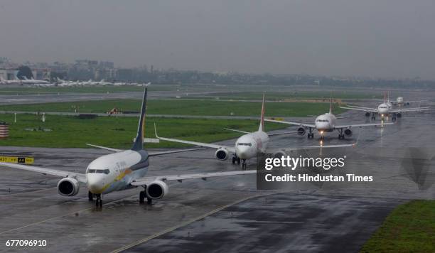 Mumbai Monsoon Rain Mumbai Airport Low visibility and heavy rains shut Mumbai runway for over 30 minutes during peak hour on Wednesday mornng.