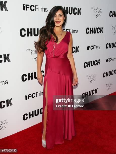 Saye Yabandeh attends the premiere of IFC Films' 'Chuck' on May 02, 2017 in Hollywood, California.