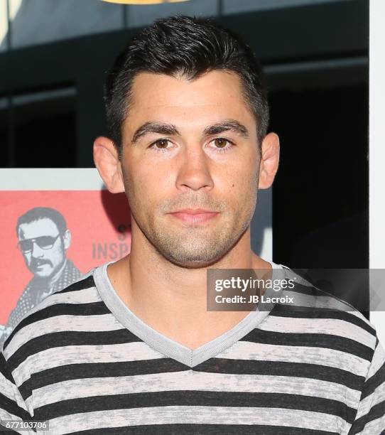 Dominic Cruz attends the premiere of IFC Films' 'Chuck' on May 02, 2017 in Hollywood, California.