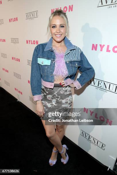 Singer Eden Wilson at the NYLON Young Hollywood Party at AVENUE Los Angeles on May 2, 2017 in Los Angeles, California.