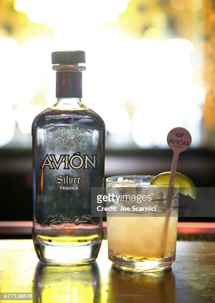 Tequila Avión specialty cocktails served at the NYLON Young Hollywood Party at AVENUE Los Angeles on May 2, 2017 in Los Angeles, California.