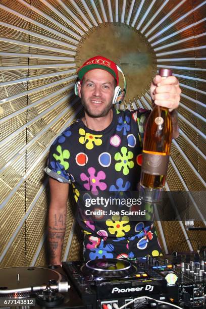 Johnny Wujek drinks Tequila Avión Reserva 44 at the NYLON Young Hollywood Party at AVENUE Los Angeles on May 2, 2017 in Los Angeles, California.