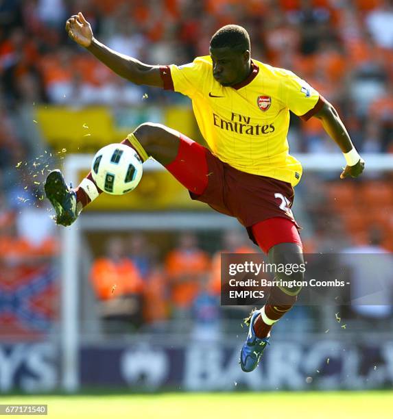 Arsenal's Emmanuel Eboue in action.