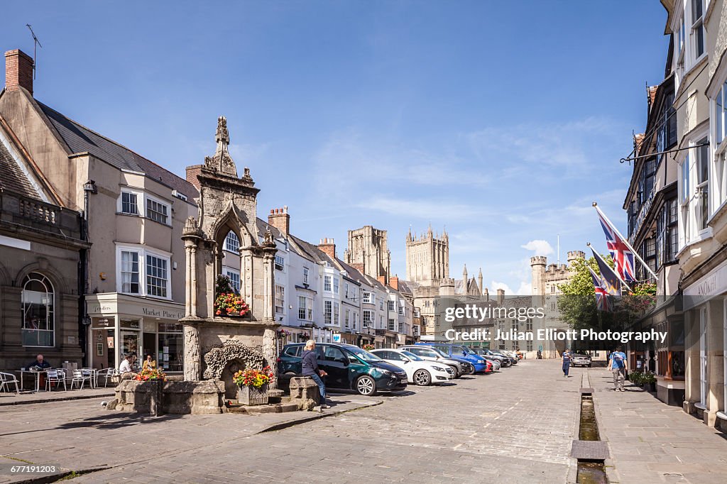 The city of Wells, UK.