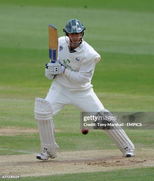 Worcestershire's Matt Pardoe in batting action