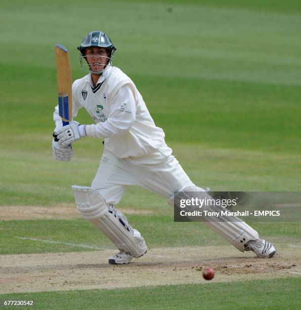 Worcestershire's Matt Pardoe in batting action