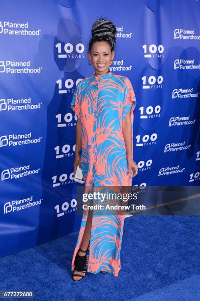 Anya Ayoung Chee attends the Planned Parenthood 100th Anniversary Gala at Pier 36 on May 2, 2017 in New York City.