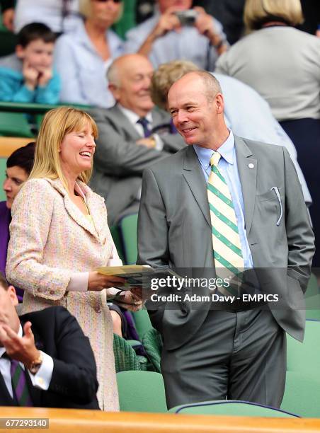 Sir Clive Woodward in the Royal Box