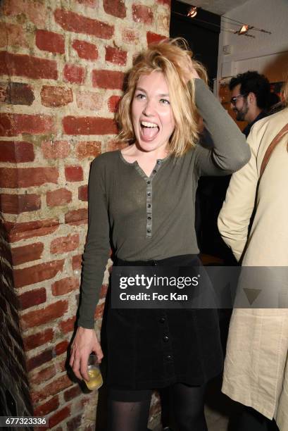 Model Alice Aufray attends "Attachiante" Chanez Concert and Birthday Party at Sentier des Halles Club on May 2, 2017 in Paris, France.