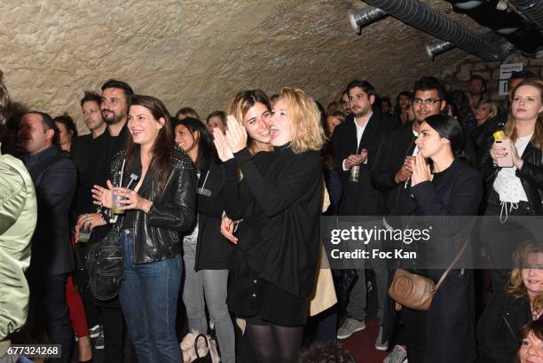 General view of atmosphere during "Attachiante" Chanez Concert and Birthday Party at Sentier des Halles Club on May 2, 2017 in Paris, France.