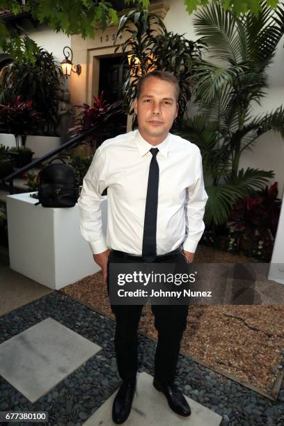 Shepard Fairey attends the 2nd Annual Art For Life Los Angeles at a private residence on May 2, 2017 in West Hollywood, California.