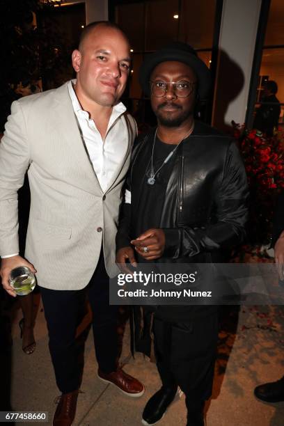 Zac Pierce and will.i.am attend the 2nd Annual Art For Life Los Angeles at a private residence on May 2, 2017 in West Hollywood, California.