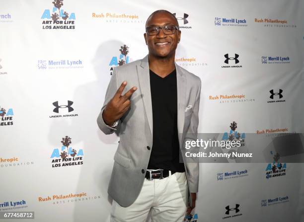 Tommy Davidson attends the 2nd Annual Art For Life Los Angeles at a private residence on May 2, 2017 in West Hollywood, California.