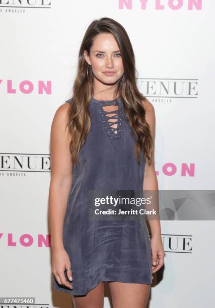 Merritt Patterson attends NYLON's Annual Young Hollywood May Issue Event With Cover Star Rowan Blanchard at Avenue on May 2, 2017 in Los Angeles,...