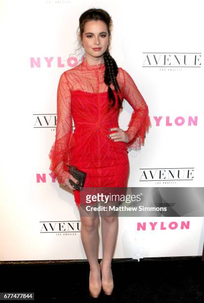 Actress Vanessa Marano attends NYLON's Annual Young Hollywood May Issue Event at Avenue on May 2, 2017 in Los Angeles, California.