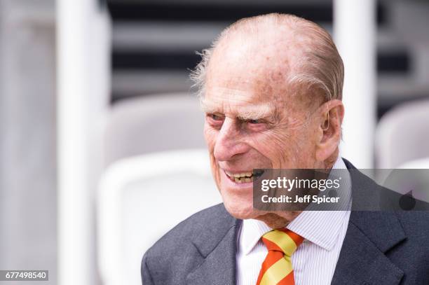 Prince, Philip, Duke of Edinburgh opens the new Warner Stand at Lord's Cricket Ground on May 3, 2017 in London, England. The Duke of Edinburgh is an...