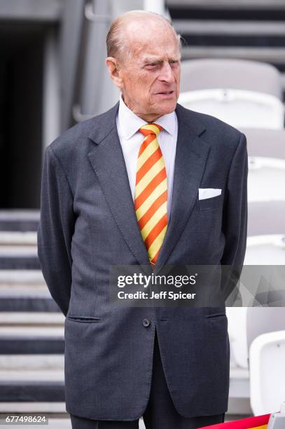 Prince, Philip, Duke of Edinburgh opens the new Warner Stand at Lord's Cricket Ground on May 3, 2017 in London, England. The Duke of Edinburgh is an...