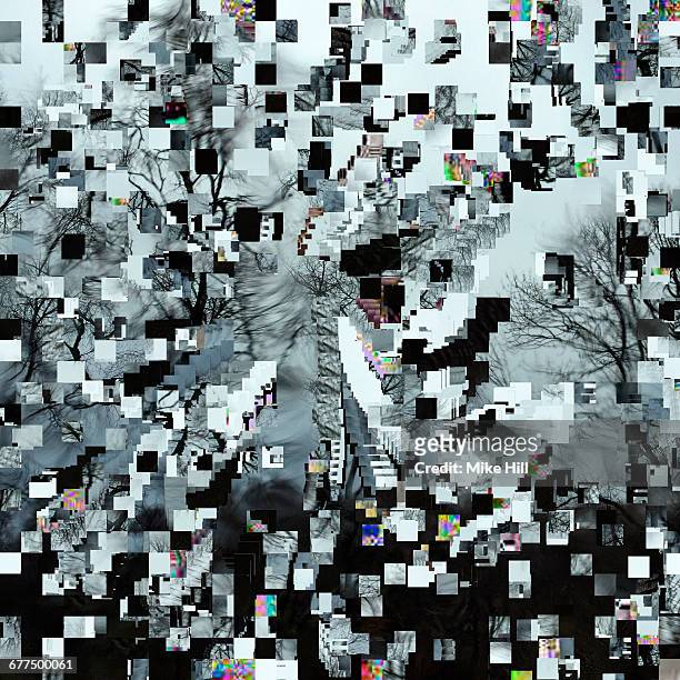 corrupted digital image - corruption abstract stock pictures, royalty-free photos & images