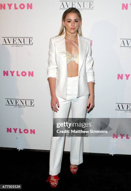 Actress Chloe Lukasiak attends NYLON's Annual Young Hollywood May Issue Event at Avenue on May 2, 2017 in Los Angeles, California.