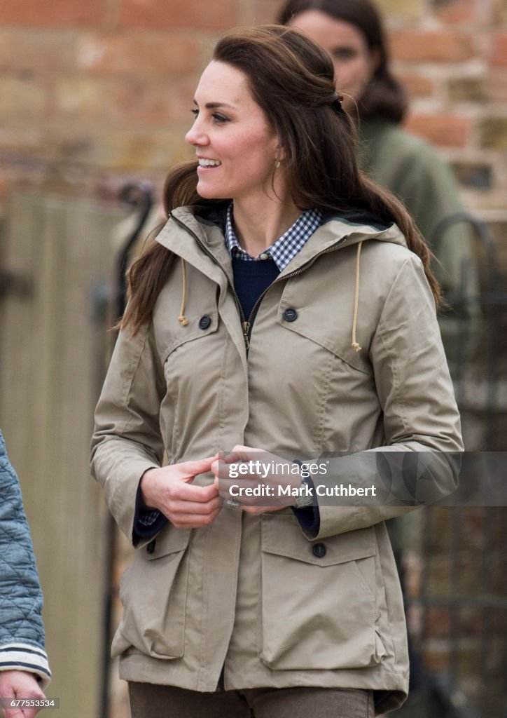 The Duchess Of Cambridge Visits Farms For City Children