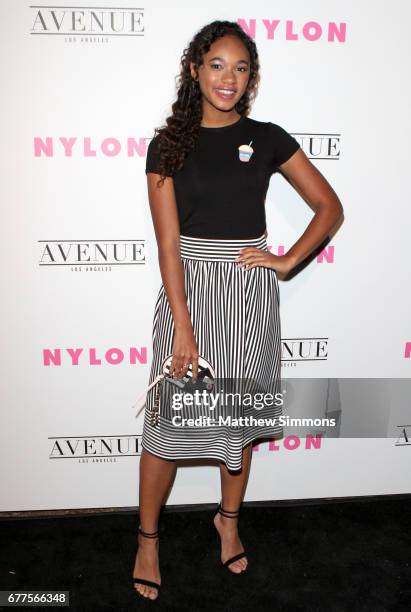 Actor Chandler Kinney attends NYLON's Annual Young Hollywood May Issue Event at Avenue on May 2, 2017 in Los Angeles, California.