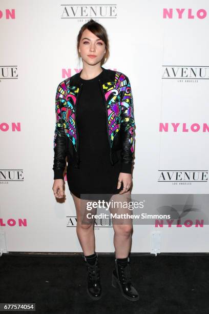 Actor Violett Beane attends NYLON's Annual Young Hollywood May Issue Event at Avenue on May 2, 2017 in Los Angeles, California.