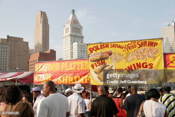 Food vendors at the Macy's Music Festival.