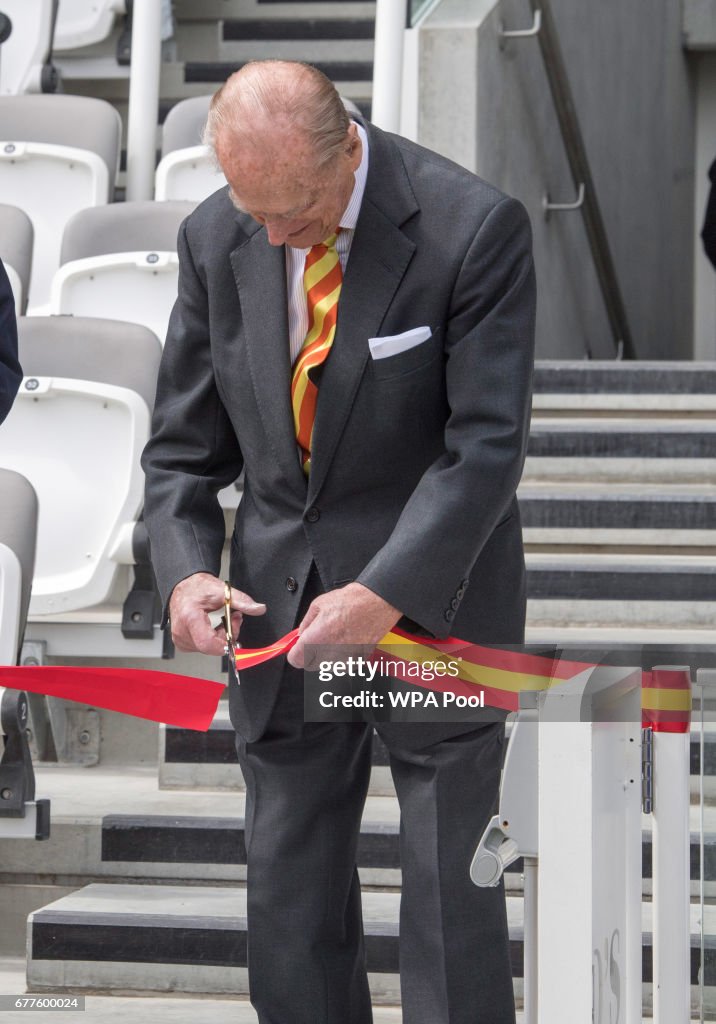 The Duke Of Edinburgh Opens New Warner Stand At Lord's Cricket Ground