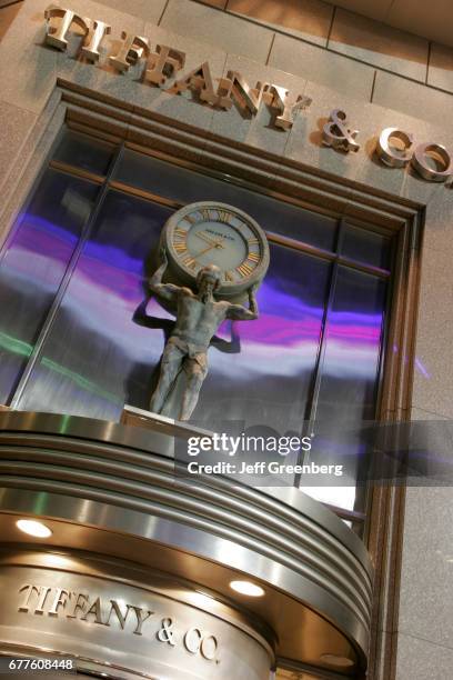 The entrance to Tiffany and Company at Fountain Square.