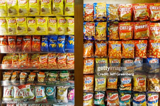 Snack food for sale at John F. Kennedy International Airport.