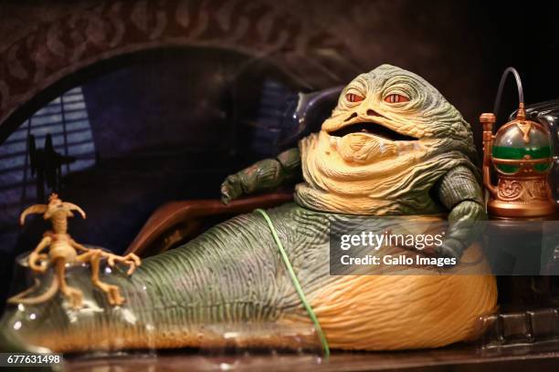 Jabba seen during the STAR WARS Day on May 01, 2017 at Nowy Fort in Warsaw, Poland. The event for famous science fiction movie series enthusiasts was...