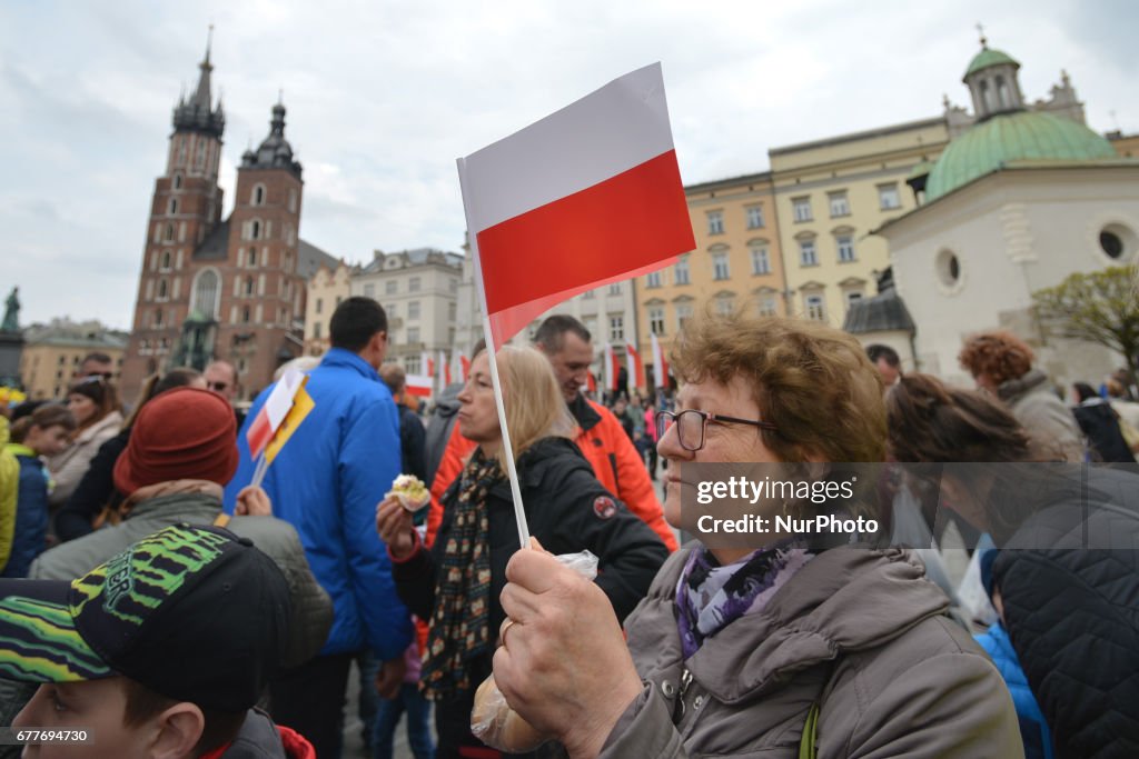 National Flag Day in Krakow