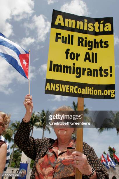 Miami, Torch of Friendship, May Day Rally, Amnesty for Immigrants.