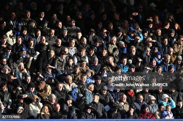Everton fans in the stands