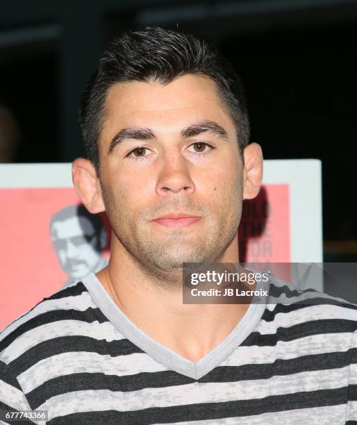 Dominic Cruz attends the premiere of IFC Films' 'Chuck' on May 02, 2017 in Hollywood, California.