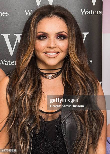 Jesy Nelson of Little Mix poses at the book signing of their new book 'Our World' at Waterstones on October 22, 2016 in London, England.