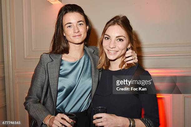 Eole Ricard and Justine Ricard attend 'Le Bal Jaune 2016' : Dinner Party At Hotel Salomon de Rothschild As part of FIAC 2016 - International...