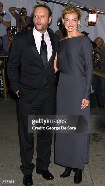 Singer Faith Hill and husband Tim McGraw attend The Costume Institute Gala to celebrate the clothes of Jacqueline Kennedy April 23, 2001 at the...