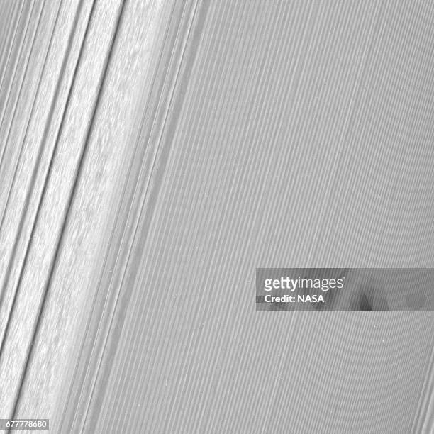 In this handout image provided by the National Aeronautics and Space Administration , the image was taken in visible light with the Cassini...
