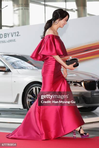 Yoona of South Korean girl group Girls' Generation attends the 53rd Baeksang Arts Awards at COEX on May 3, 2017 in Seoul, South Korea.