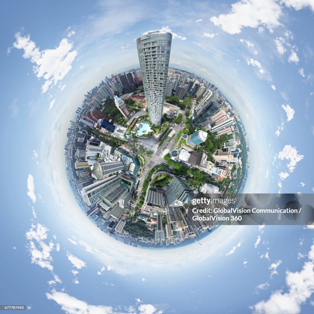 360-degree View above ION Orchard, Singapore
