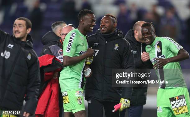 Brussels , Belgium / Rsc Anderlecht v Sporting Charleroi / "nAmara BABY - Parfait MANDANDA"nJupiler Pro League Play-Off 1 Matchday 5 at the Constant...