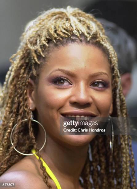 Beyonce Knowles of the group Destiny's Child appears on the NBC Today show May 11, 2001 in Rockefeller Center in New York.