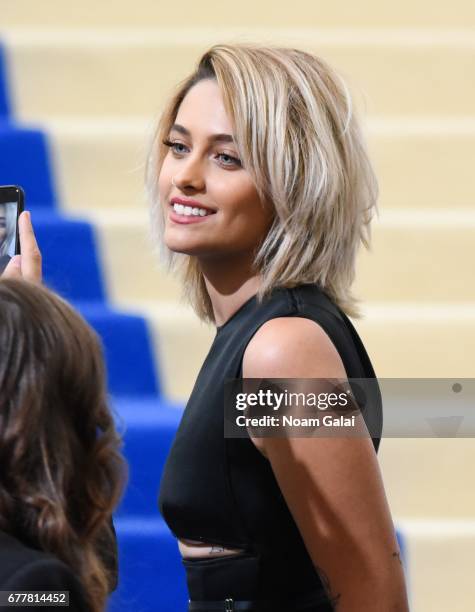 Paris Jackson attends the "Rei Kawakubo/Comme des Garcons: Art Of The In-Between" Costume Institute Gala at Metropolitan Museum of Art on May 1, 2017...