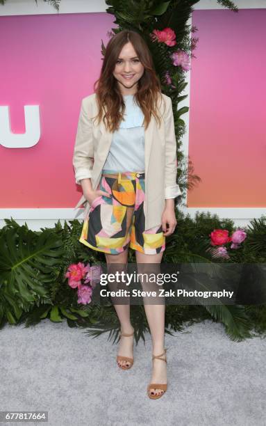 Actress Tara Lynne Barr attends the 2017 Hulu Upfront on May 3, 2017 in New York City.