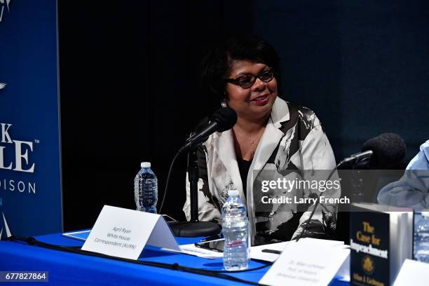 April Ryan, White House correspondent for the American Urban Radio Network, appears on SiriusXM's Joe Madison show on Urban View, A Roundtable Of...