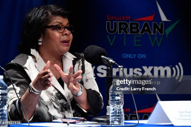 April Ryan, White House correspondent for the American Urban Radio Network, appears on SiriusXM's Joe Madison show on Urban View, A Roundtable Of...