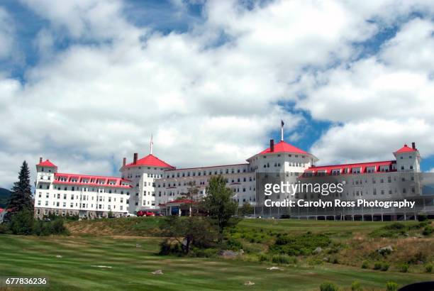 mount washington hotel exterior - carolyn ross stock pictures, royalty-free photos & images