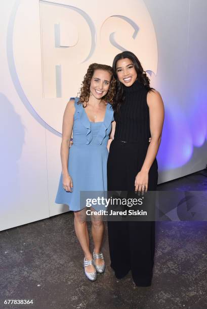 Founder, Lisa Sugar and Hannah Bronfman attends POPSUGAR 2017 Digital NewFront at Industria Studios on May 3, 2017 in New York City.