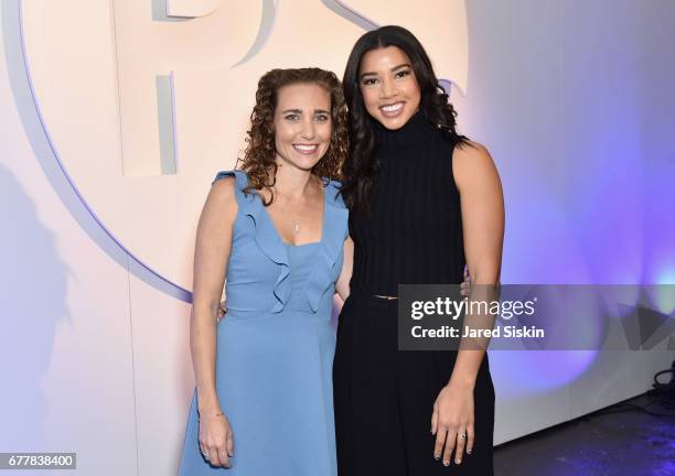 Founder, Lisa Sugar and Hannah Bronfman attends POPSUGAR 2017 Digital NewFront at Industria Studios on May 3, 2017 in New York City.